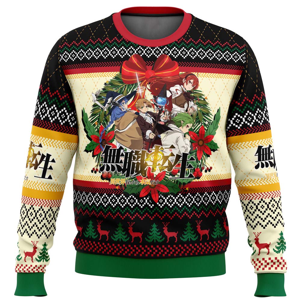 Morukai "Christmas Is Here Mushoku Tensei: Jobless Reincarnation Ugly Sweater