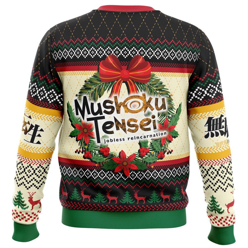 Morukai "Christmas Is Here Mushoku Tensei: Jobless Reincarnation Ugly Sweater