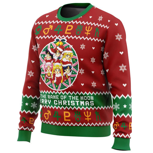 Morukai "Christmas Sailor Guardians Sailor Moon Ugly Sweater