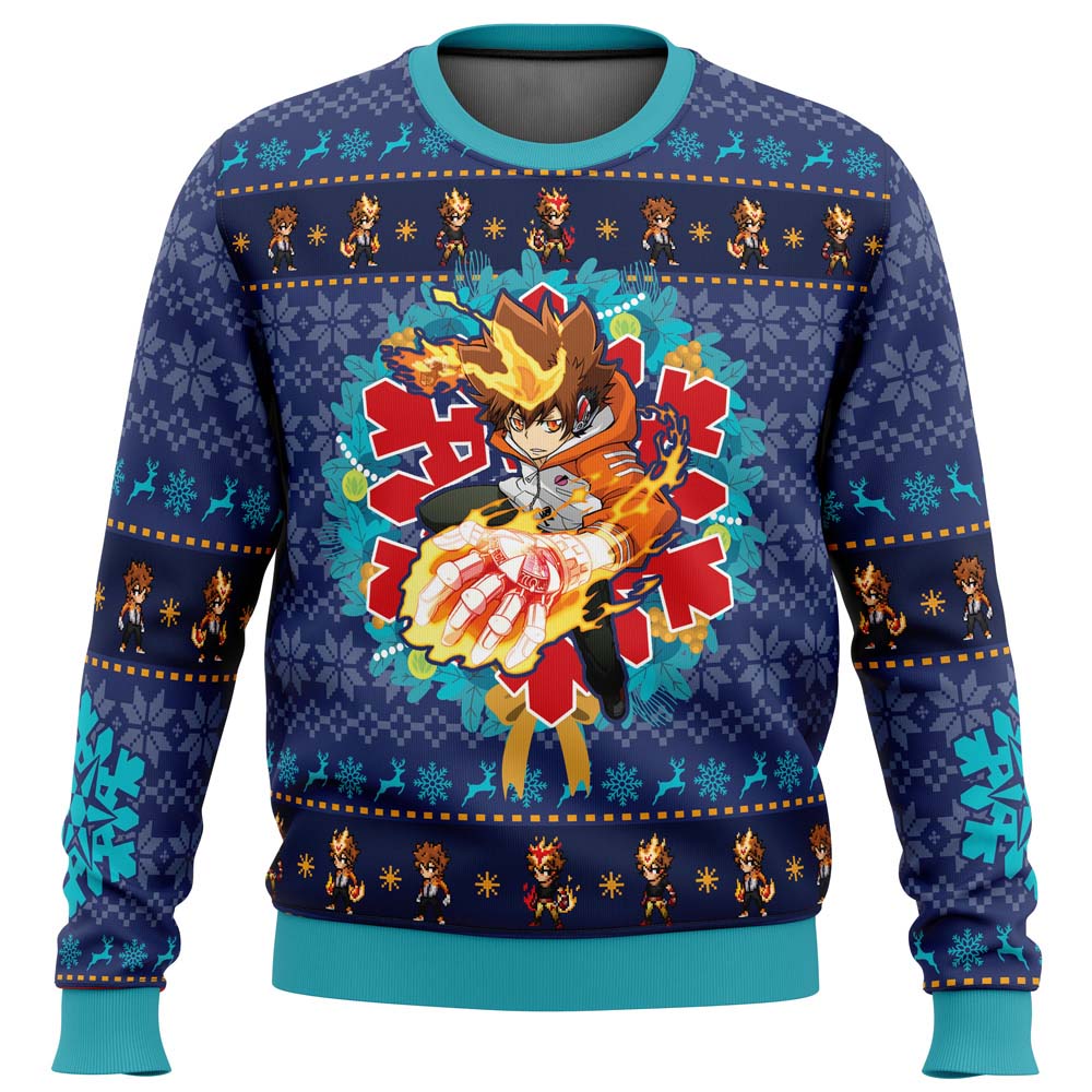 Morukai "Christmas Tsunayoshi Sawada Kateyo Hitman Reborn Ugly Sweater