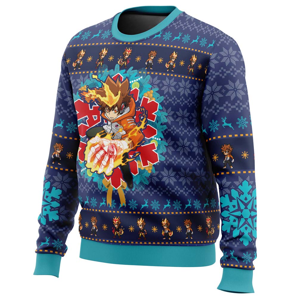 Morukai "Christmas Tsunayoshi Sawada Kateyo Hitman Reborn Ugly Sweater
