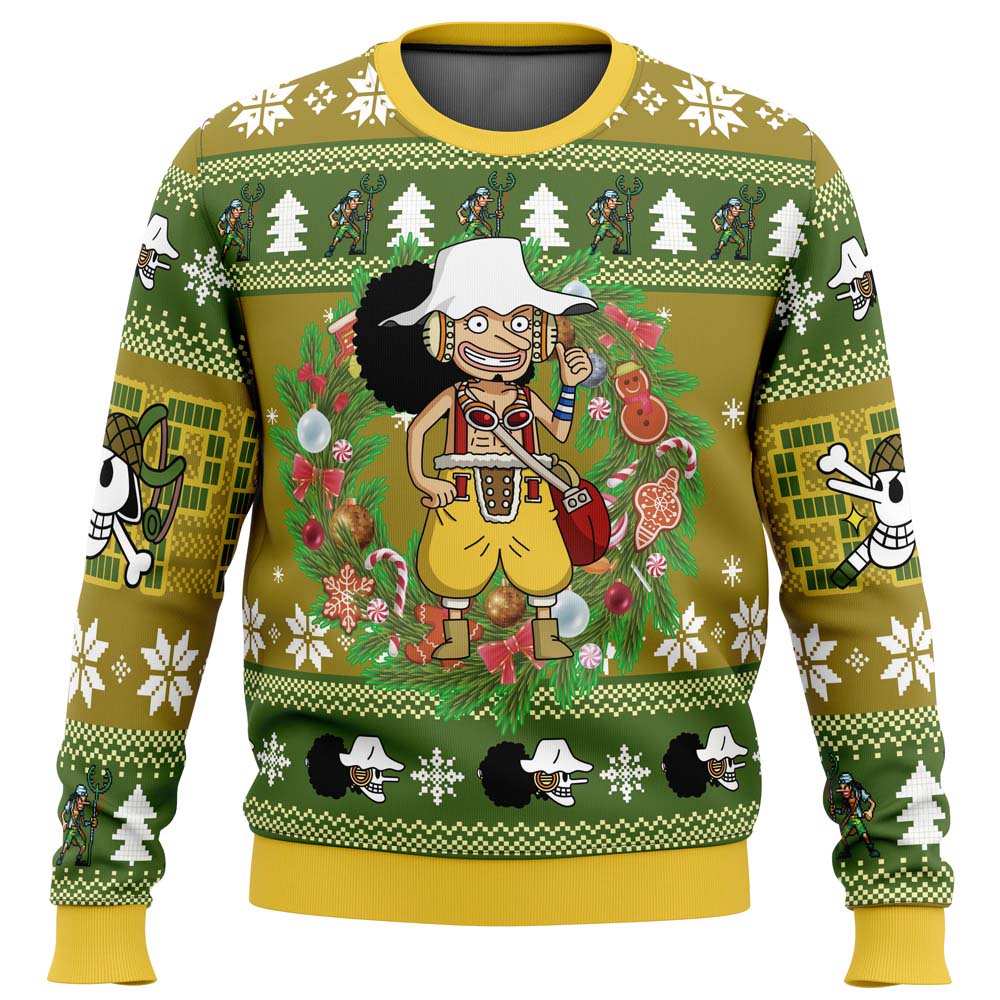 Morukai "Christmas Usopp One Piece Ugly Sweater