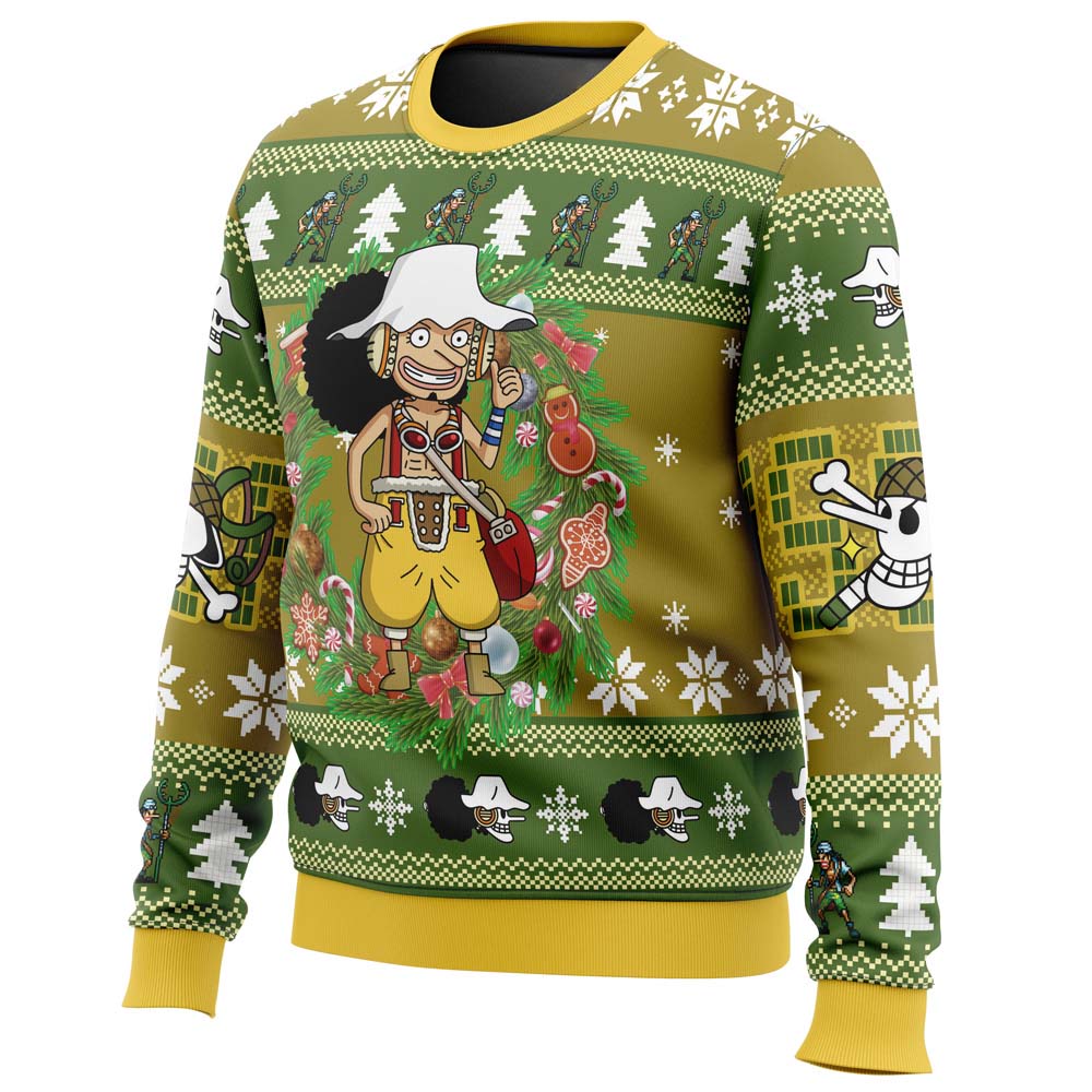 Morukai "Christmas Usopp One Piece Ugly Sweater