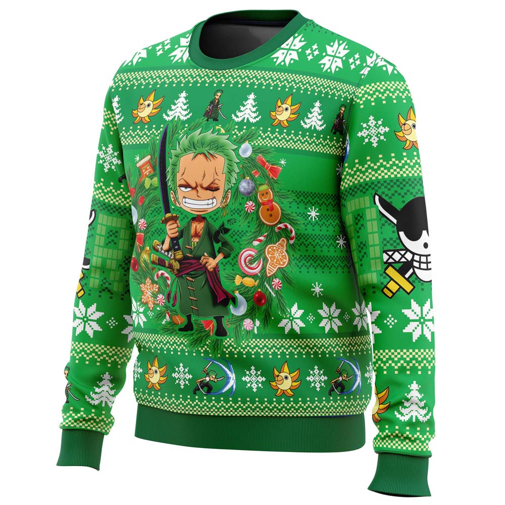 Morukai "Roronoa Zoro" One Piece Ugly Sweater