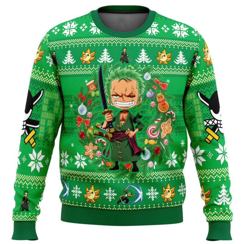 Morukai "Roronoa Zoro" One Piece Ugly Sweater