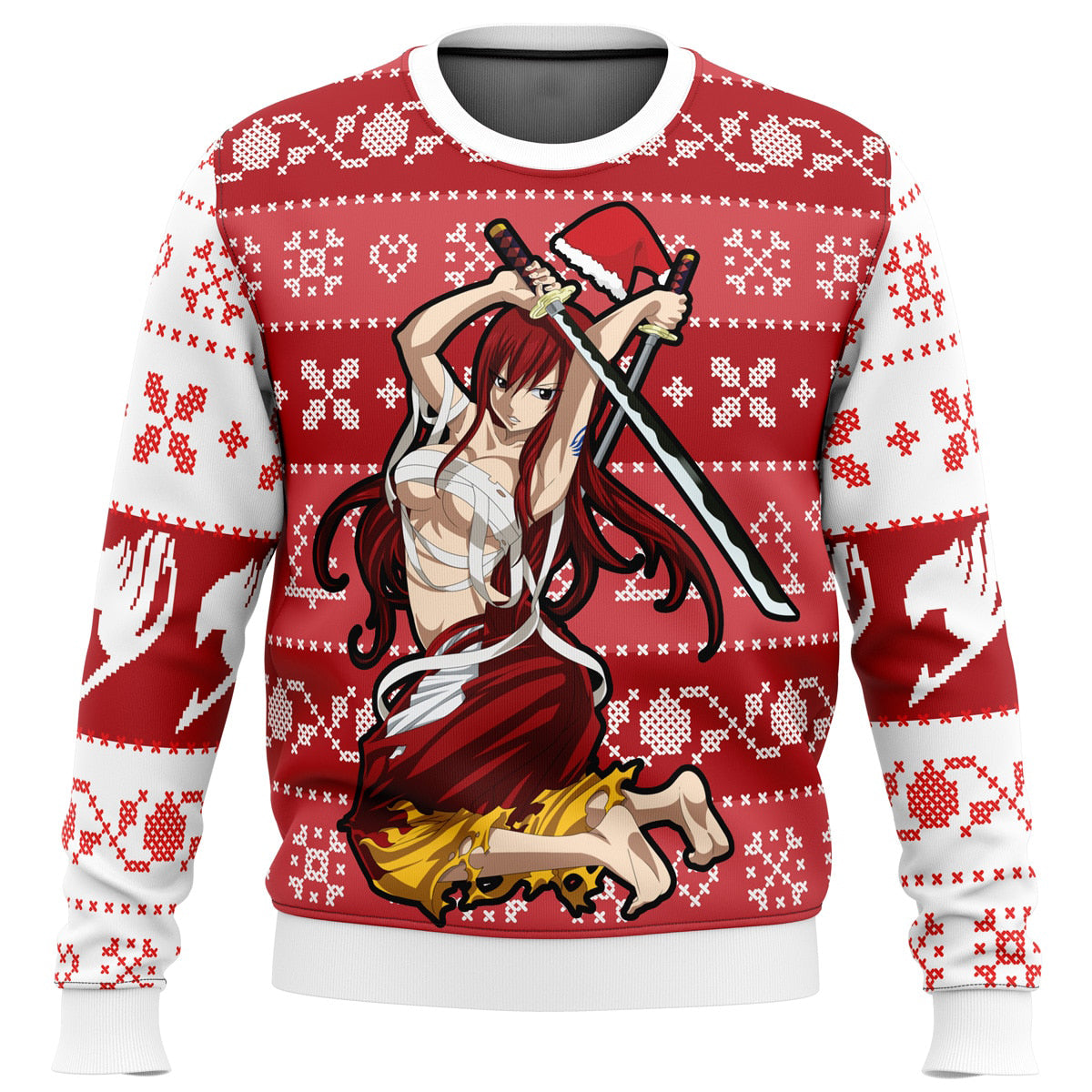 Morukai "Erza Scarlet Fairy Tail Ugly Sweater