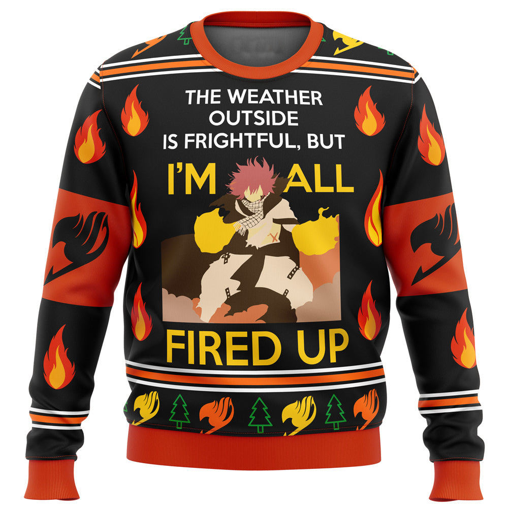 Morukai "Fairy Tail Natsu fired up Ugly Sweater