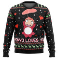 Morukai "Christmas Ponyo Loves Ham" Ponyo Ugly Sweater V1