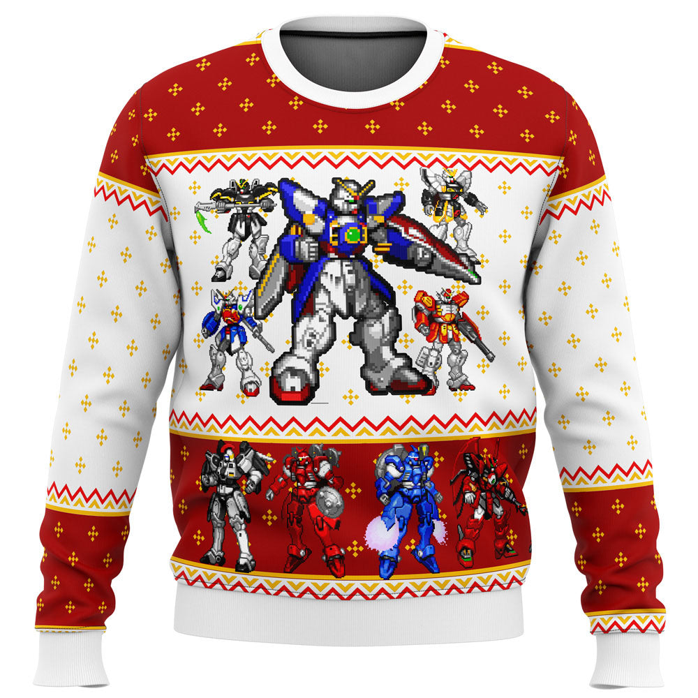 Morukai "Gundam Wing Sprites Ugly Sweater