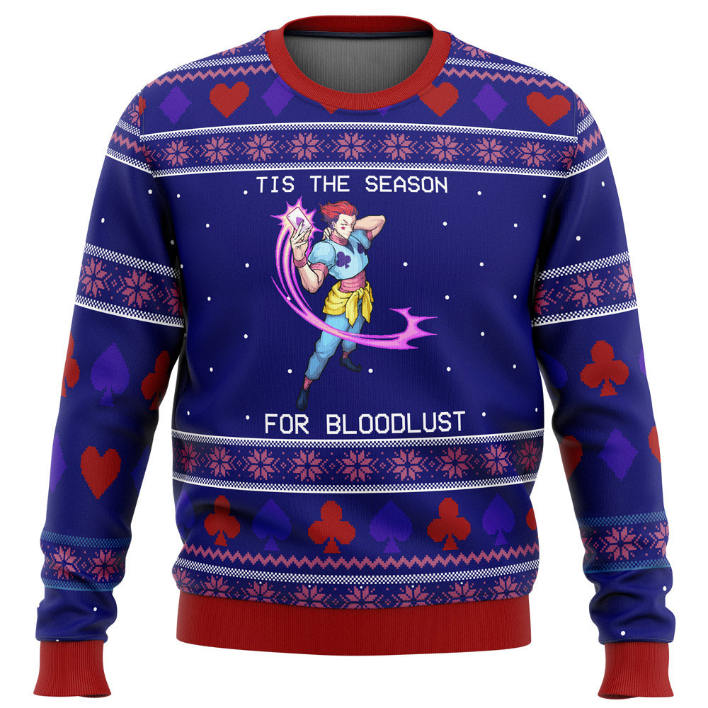 Morukai "Hisoka Tis the Season for Bloodlust" Hunter x Hunter Ugly Sweater