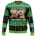 Morukai "I Wanna Drink My Booze Zoro" One Piece Ugly Sweater