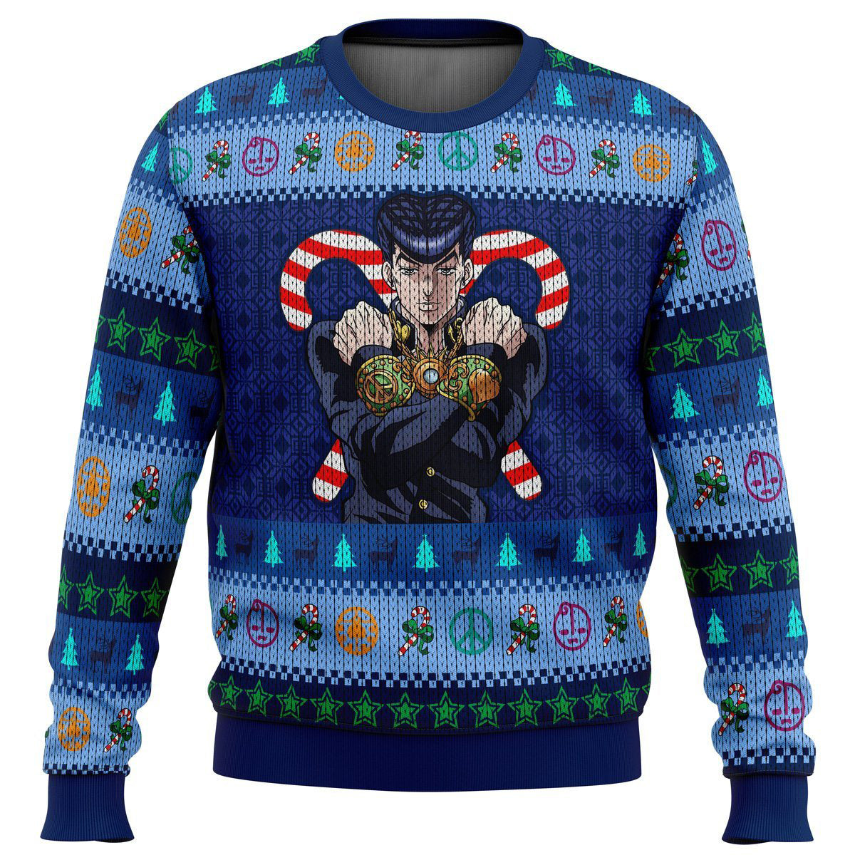 Morukai "Josuke Higashikata" Jojo's Bizarre Adventure Ugly Sweater