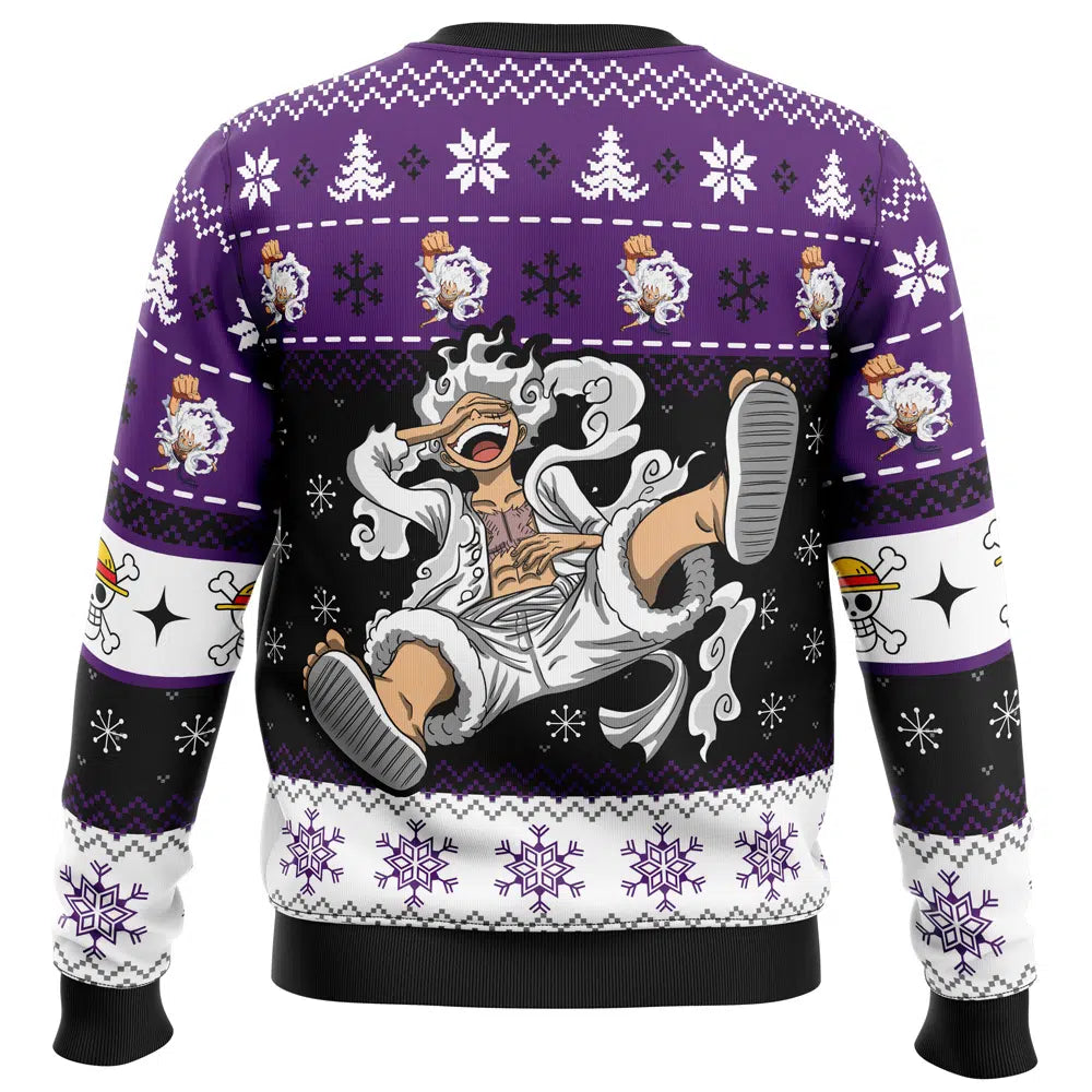 Morukai "Luffy Gear 5 Sun God Nika One Piece Ugly Sweater