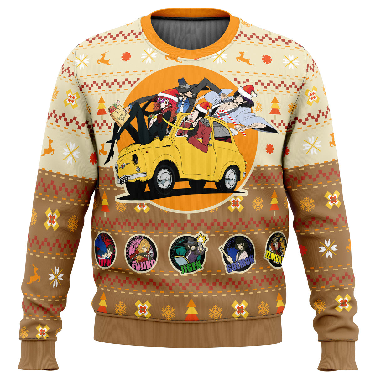 Morukai "Lupin the 3rd Happy Trip Ugly Sweater