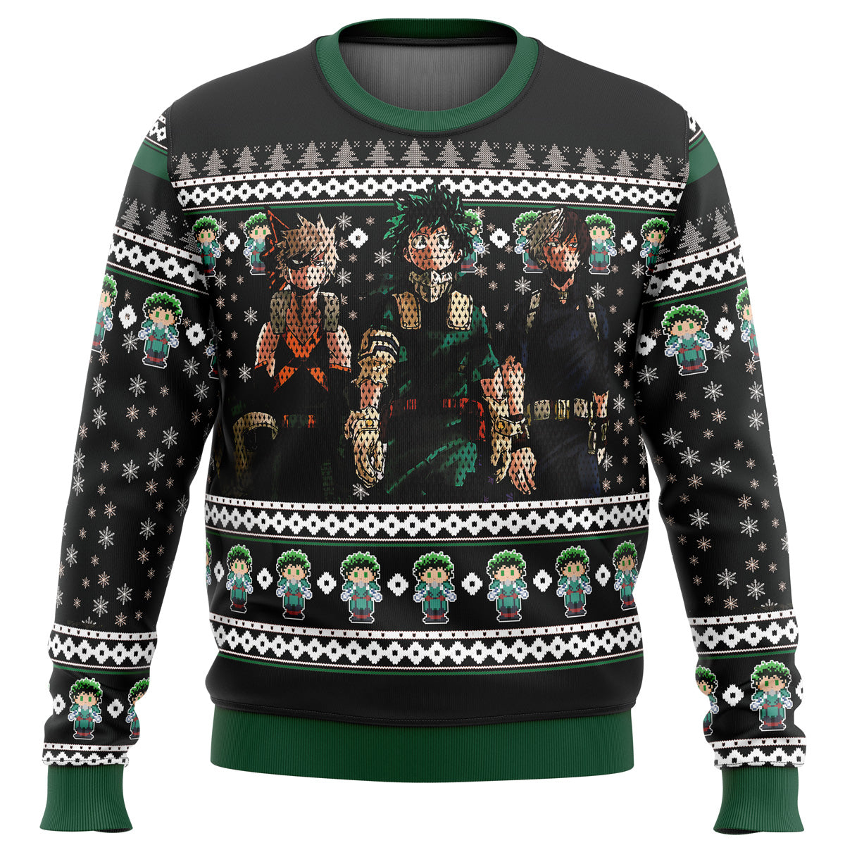 Morukai "Class 1-A's Top 3" My Hero Academia Ugly Sweater
