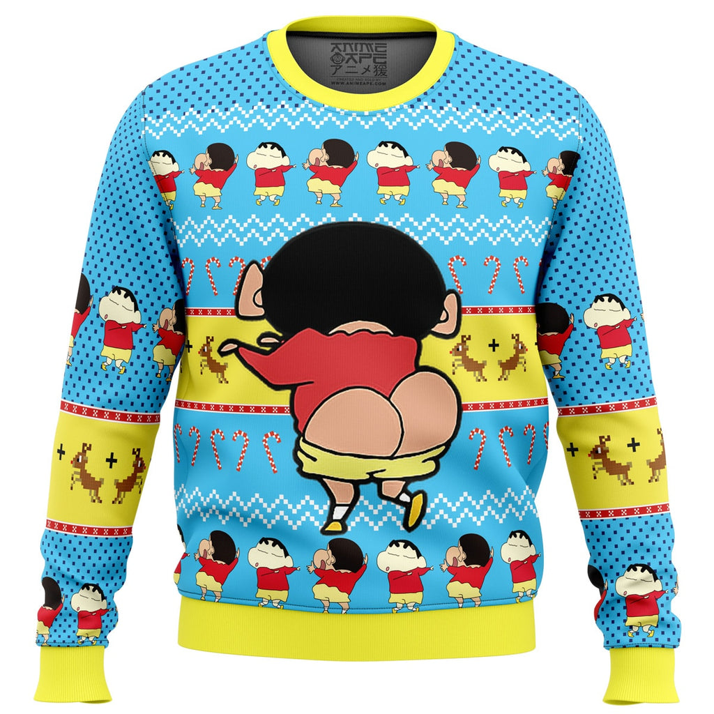 Morukai "Naughty Shinnosuke Crayon Shin-chan Ugly Sweater