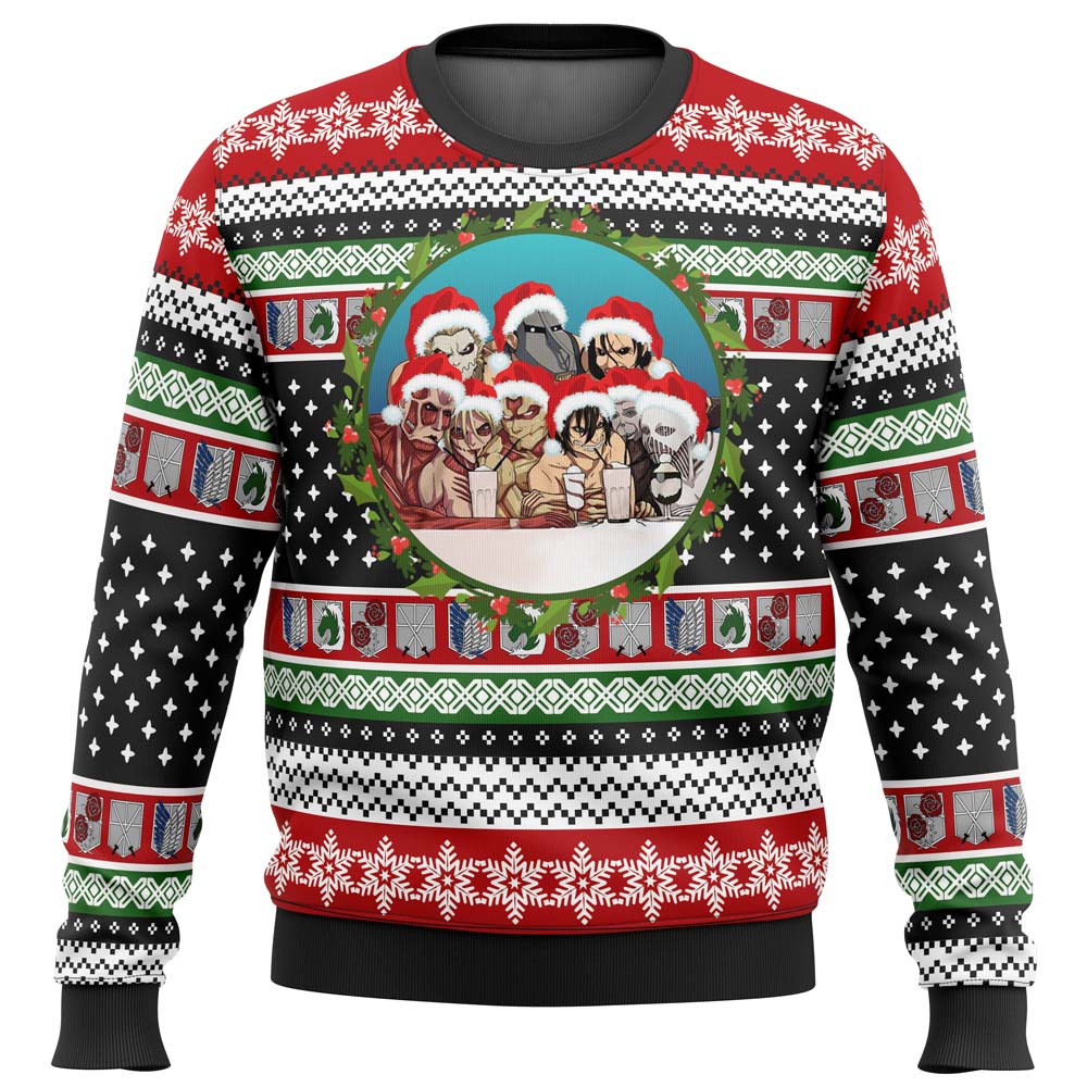 Morukai "Nine Titans Attack on Titan Ugly Sweater