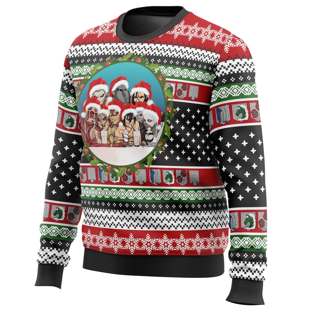 Morukai "Nine Titans Attack on Titan Ugly Sweater