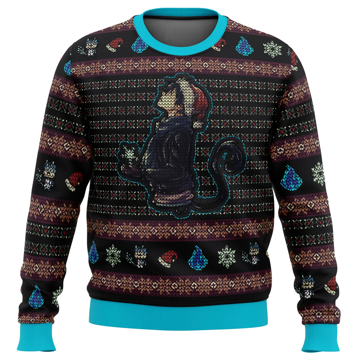 Morukai "Okumura Rin Blue Exorcist Ugly Sweater 1