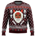 Morukai "Christmas Raging San" Princess Mononoke Ugly Sweater