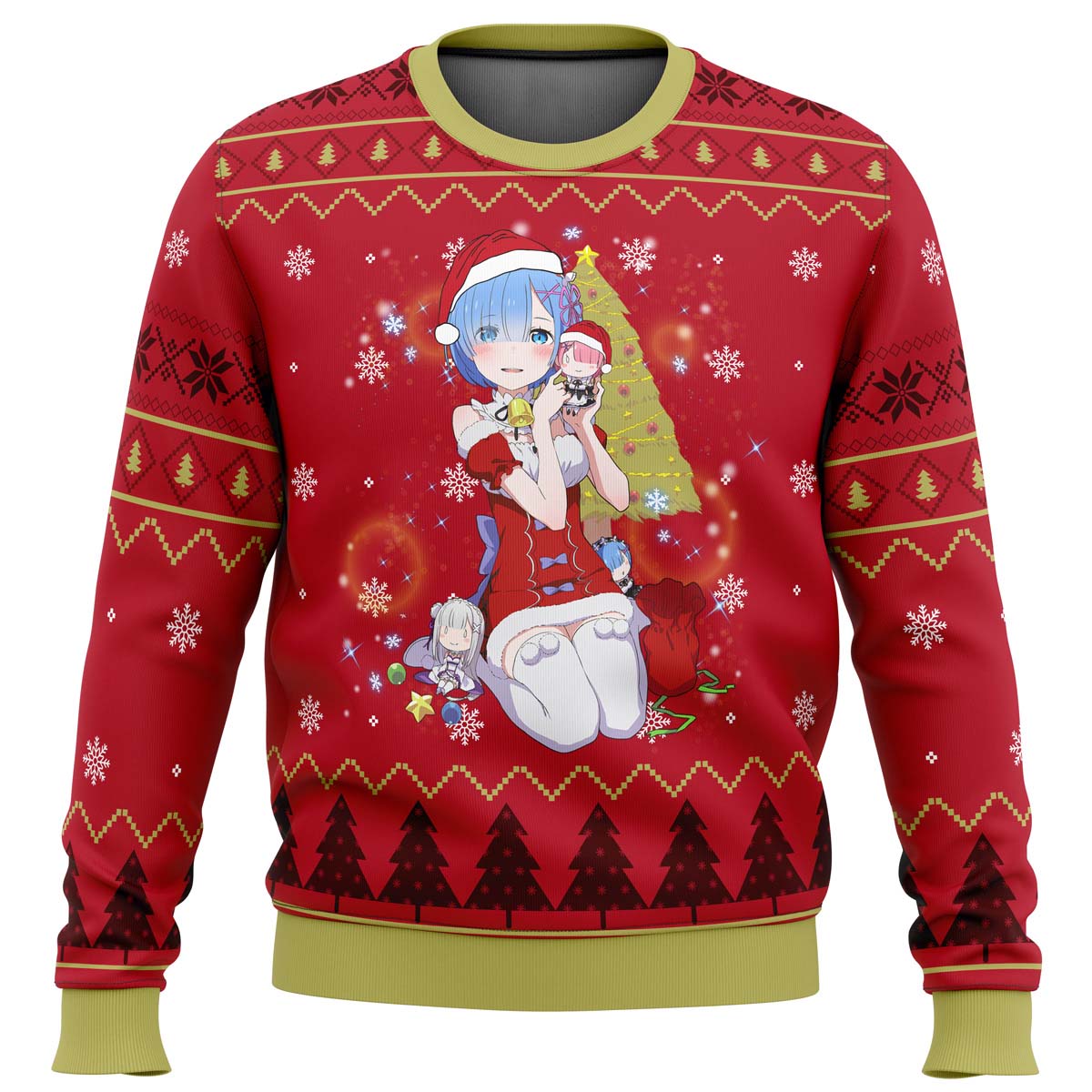 Morukai "Re Zero Rem Christmas Ugly Sweater