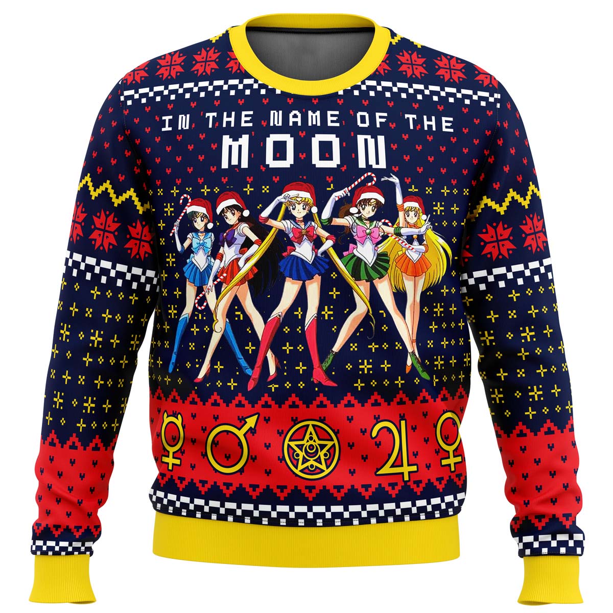 Morukai "Sailor Moon In the Name of the Moon Ugly Sweater