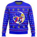 Morukai "Sailor Moon Sitting on Moon Ugly Sweater