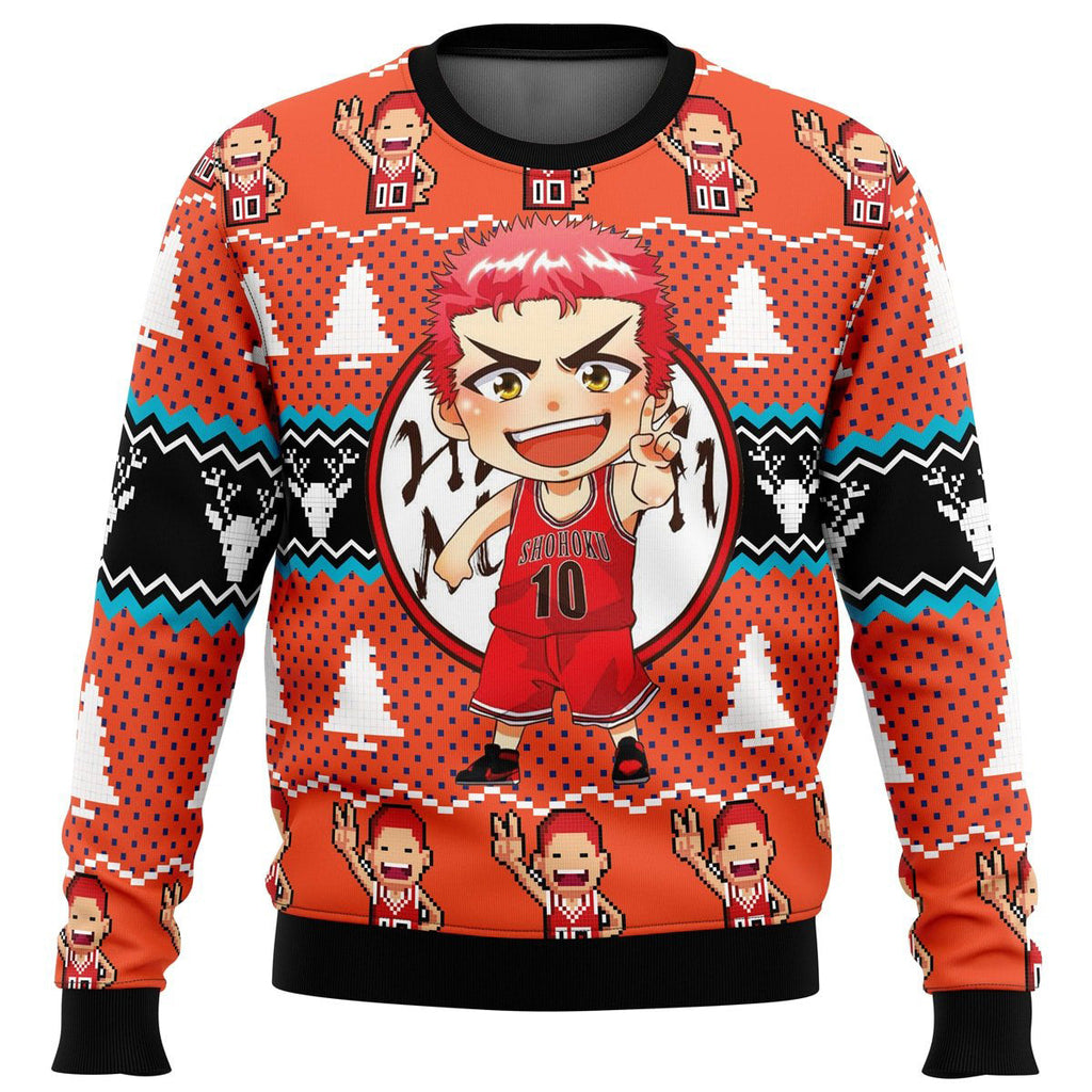 Morukai "Sakuragi Hanamichi Slam Dunk Ugly Sweater