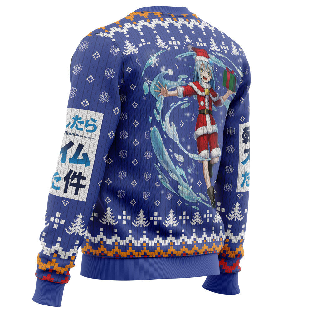 Morukai "Santa Rimuru That time I got reincarnated as a slime Christmas Sweater