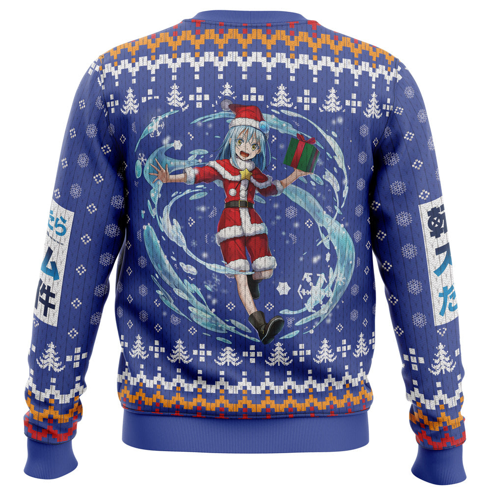 Morukai "Santa Rimuru That time I got reincarnated as a slime Christmas Sweater