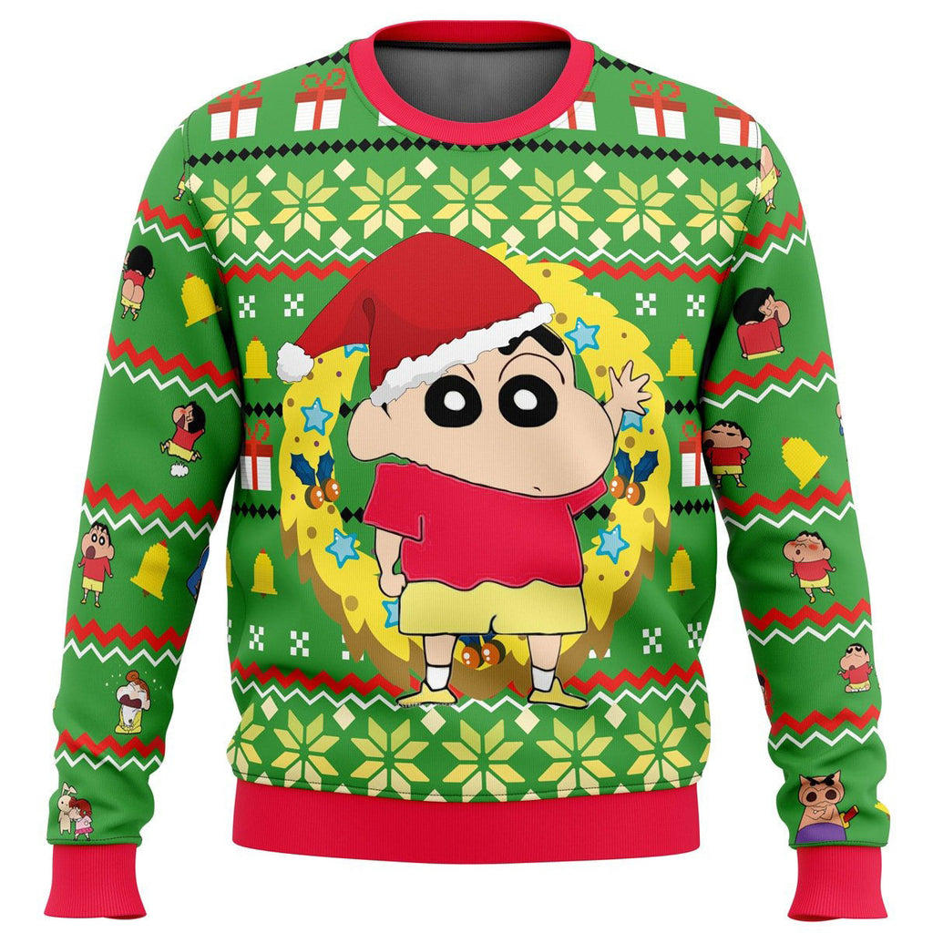 Morukai "Santa Shinnosuke Crayon Shin-chan Ugly Sweater
