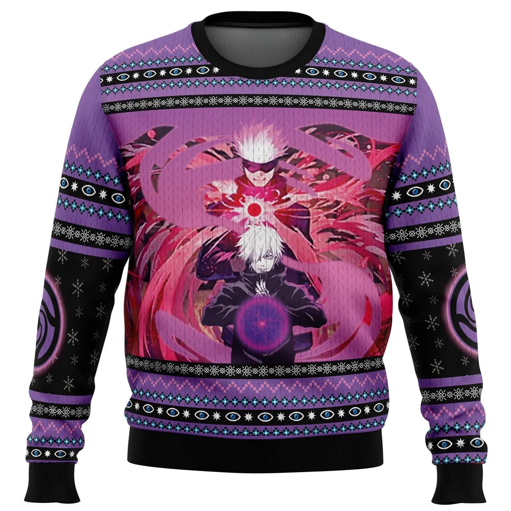 Morukai "Satoru Gojo Hollow Technique" Jujutsu Kaisen Ugly Sweater