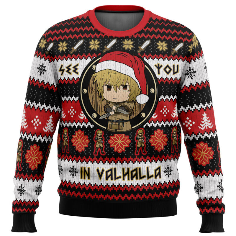 Morukai "See You in Valhalla" Vinland Saga Ugly Sweater