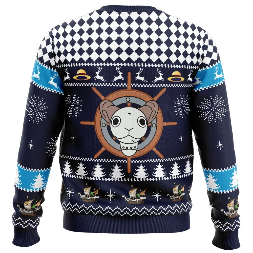 Morukai "Straw Hat Pirates Ship Going Merry One Piece Ugly Sweater