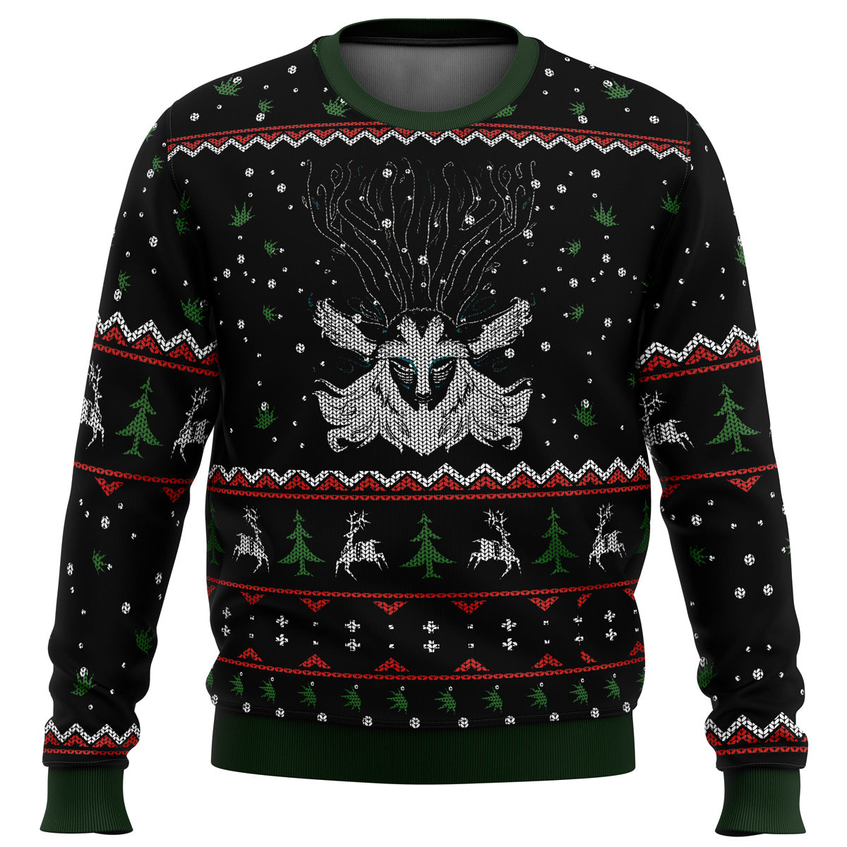 Morukai "Christmas Forest Spirit" Princess Mononoke Ugly Sweater