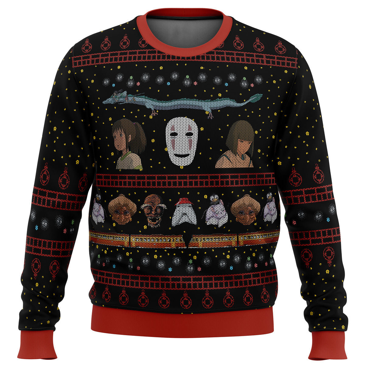 Morukai "Studio Ghibli No Face Spirited Away Ugly Sweater