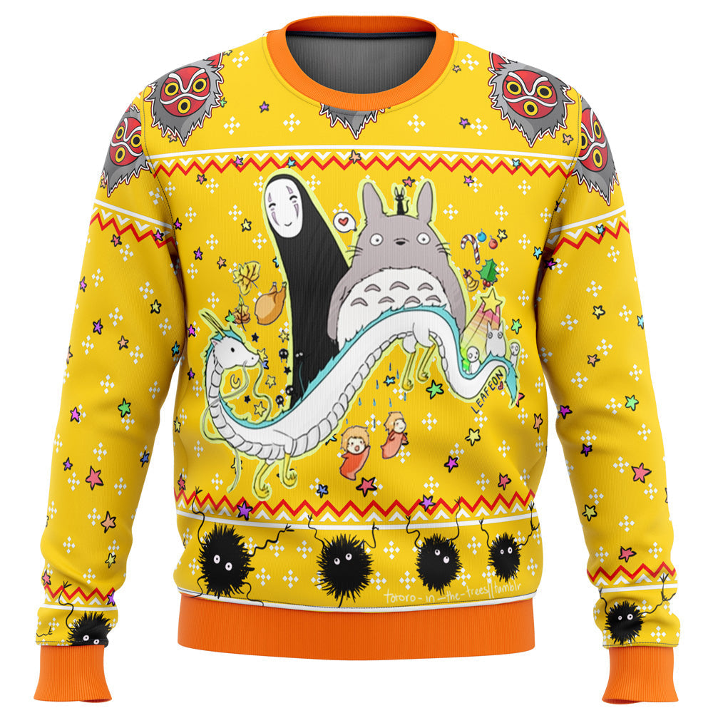 Morukai "Studio Ghibli Yellow Ugly Sweater