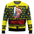 Morukai "You Make It Fell Like Christmas Chainsaw Man Ugly Sweater