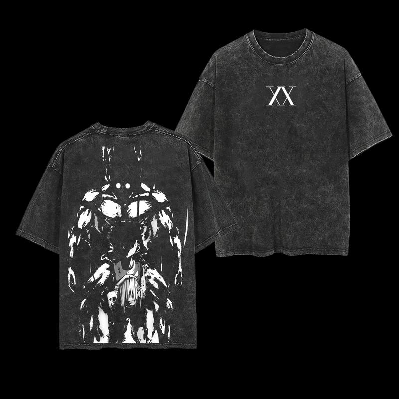 Morukai "Gon Freecs Final Form" Hunter x Hunter Vintage Washed Oversized T-Shirt