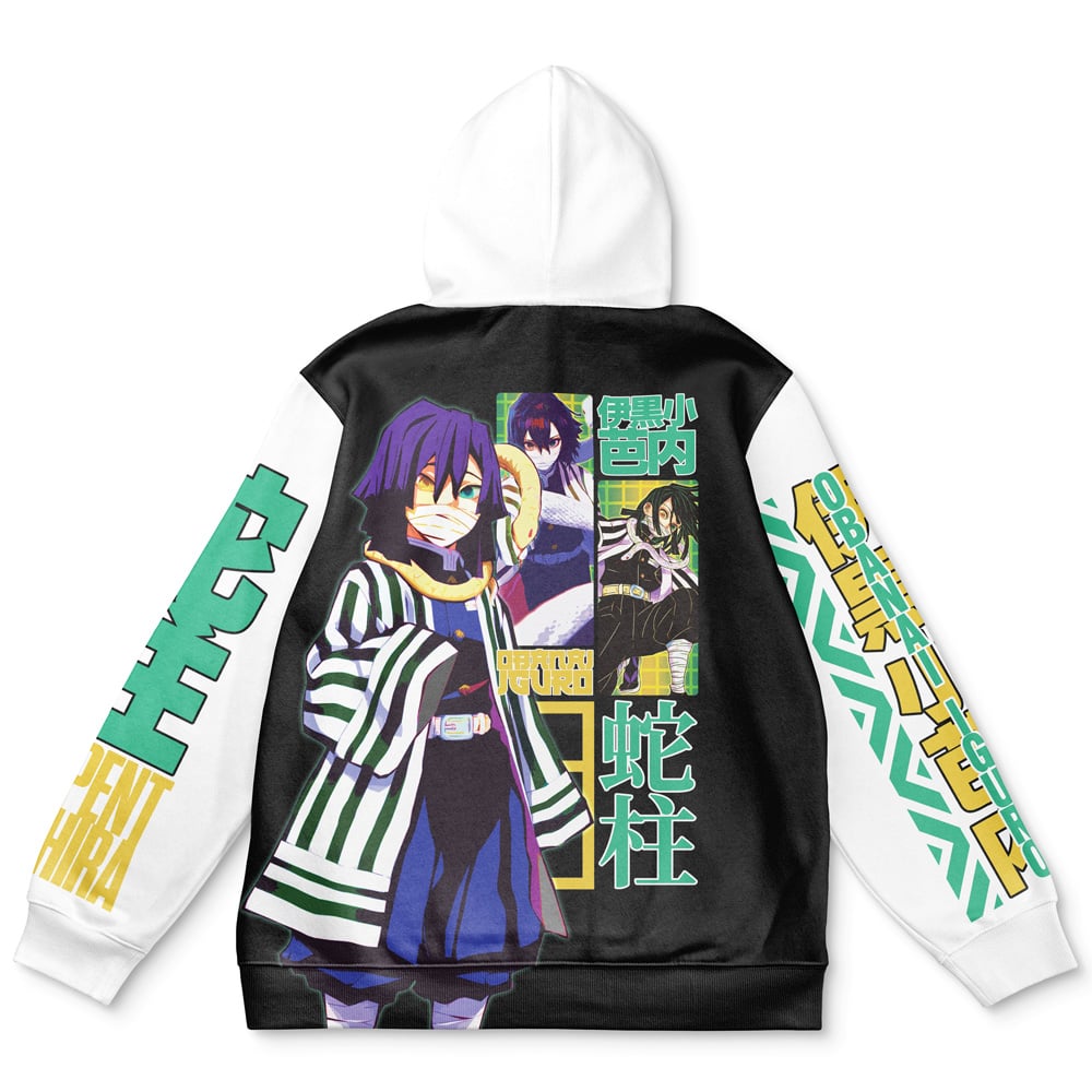 Morukai "Obanai Iguro V2 Demon Slayer Streetwear Hoodie