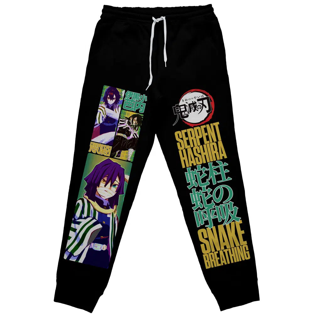 Morukai "Obanai Iguro V2 Demon Slayer Streetwear Sweatpants