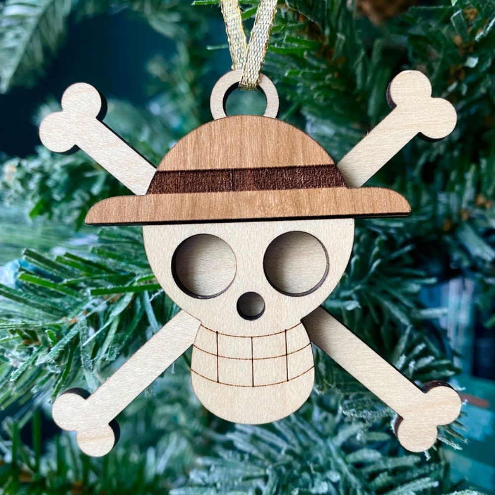 Morukai "One Piece Skull Luffy Christmas Ornament Anime Ornaments