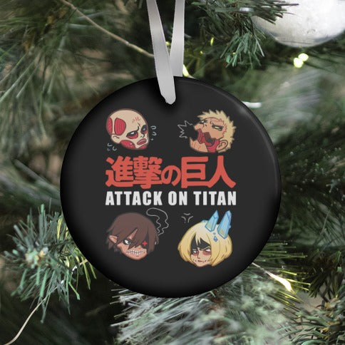 Morukai "Attack On Titan Heads Ornament Anime Ornaments