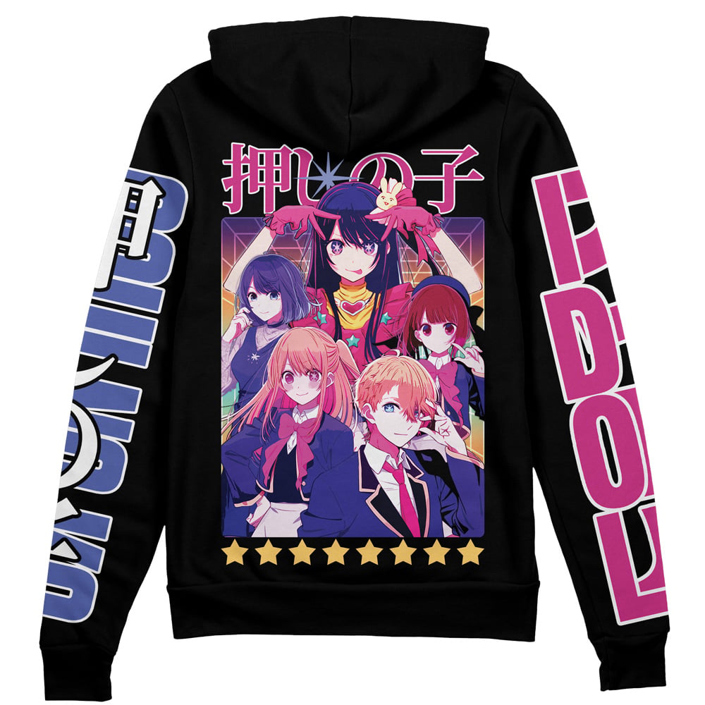 Morukai "Oshi no Ko Streetwear Zip Hoodie Jacket