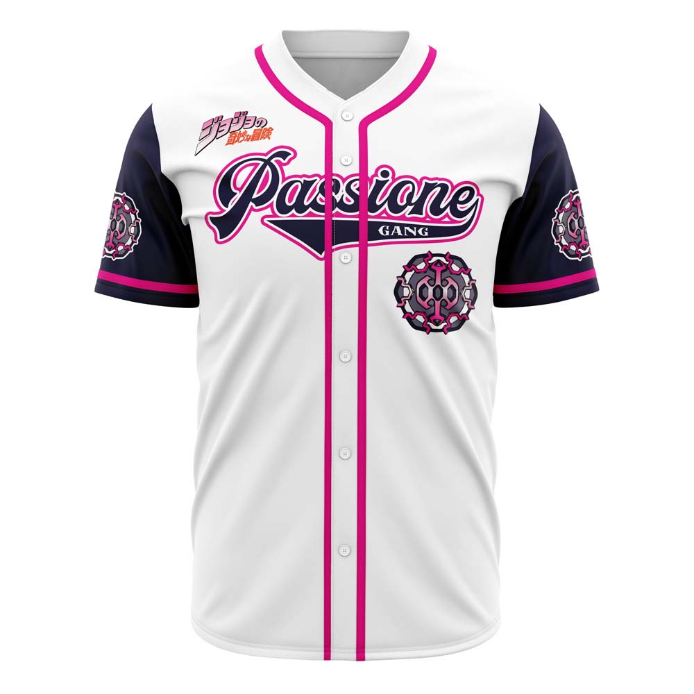 Morukai "Passione Gang" Jojo's Bizarre Adventure Baseball Jersey