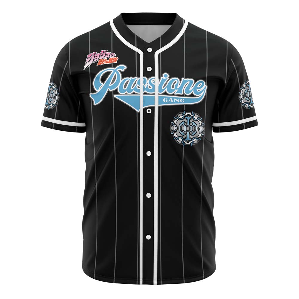 Morukai "Passione Gang" Jojo's Bizarre Adventure Baseball Jersey
