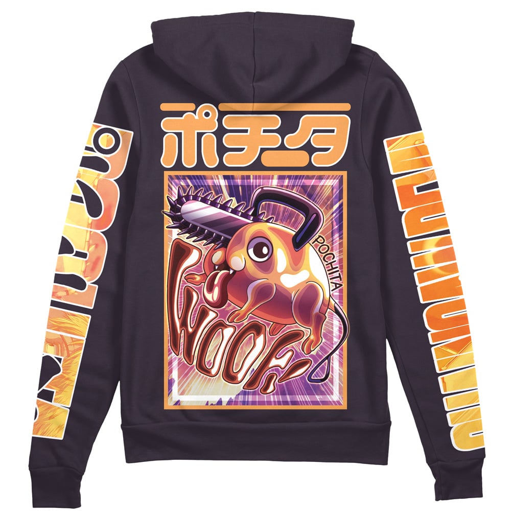 Morukai "Pochita Chainsaw Man Streetwear Zip Hoodie Jacket