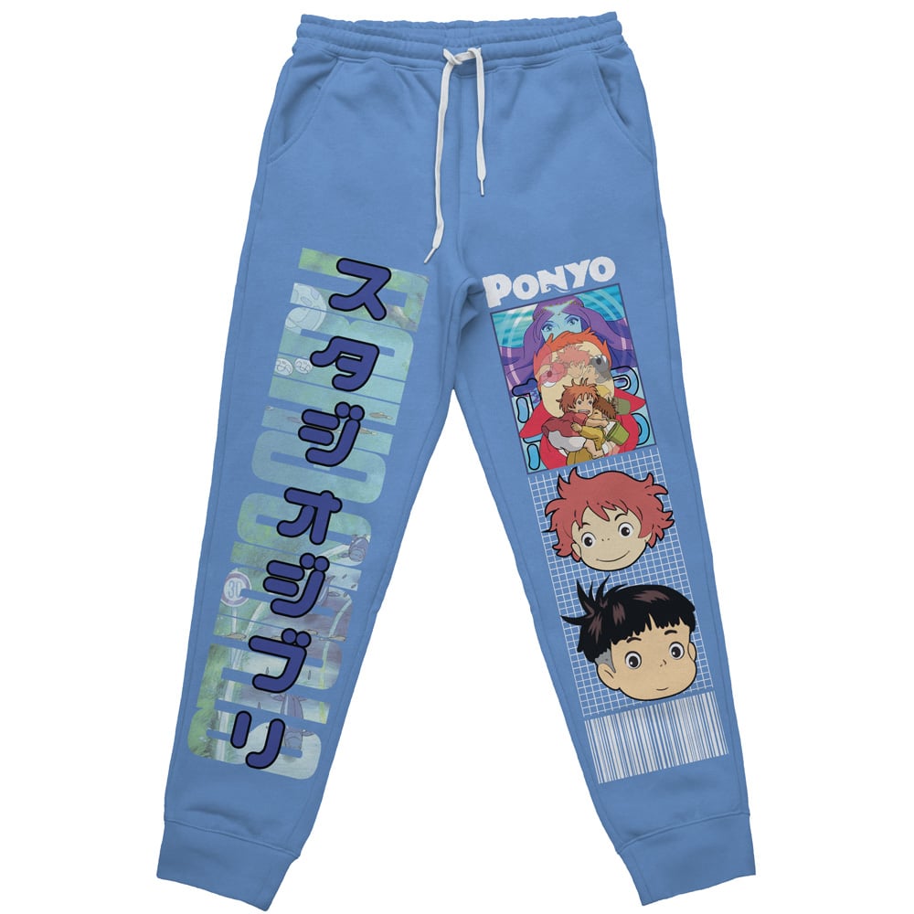 Morukai "Ponyo The Goldfish Girl" Ponyo Streetwear Sweatpants
