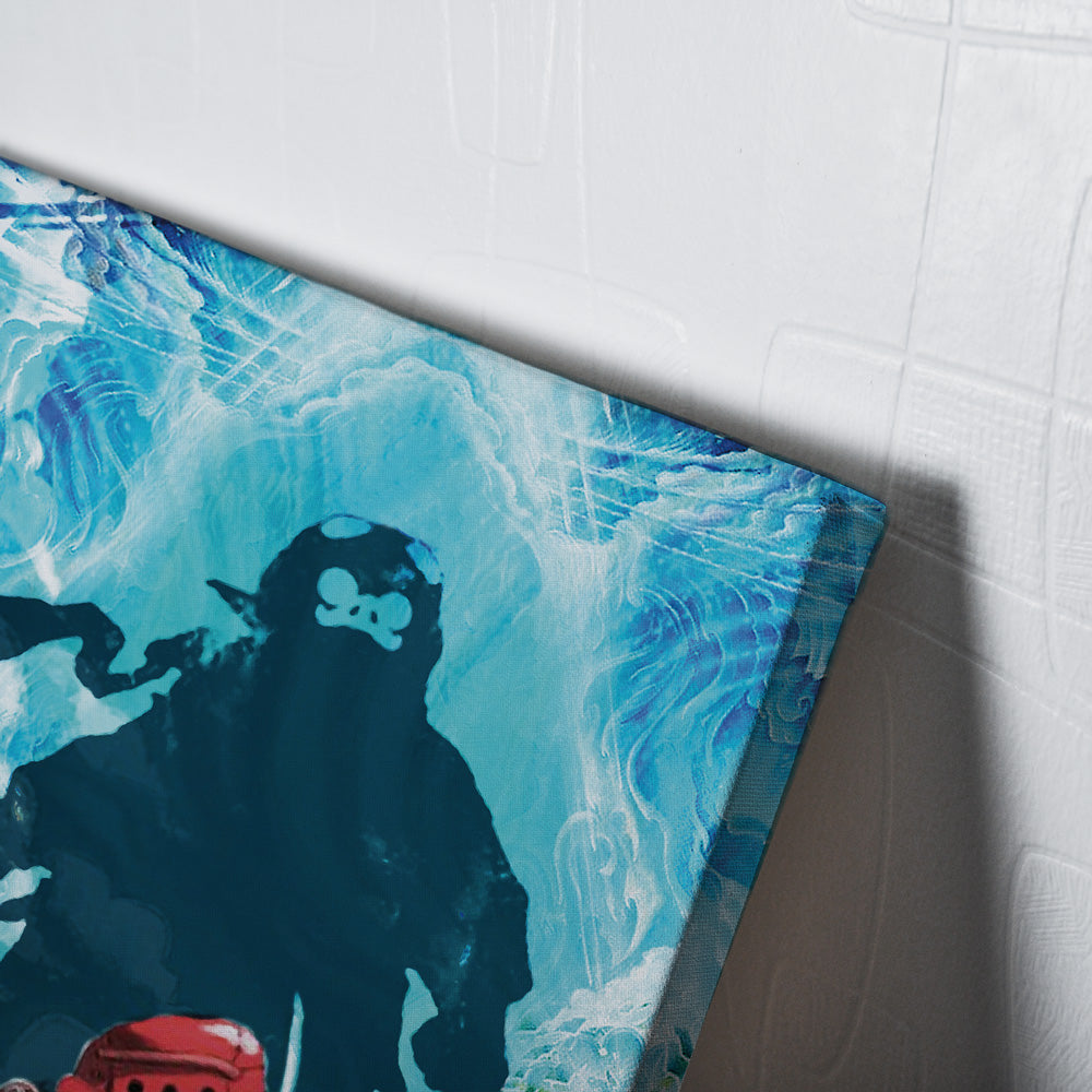 Morukai "Porco Rosso Studio Ghibli Canvas Print Wall Art