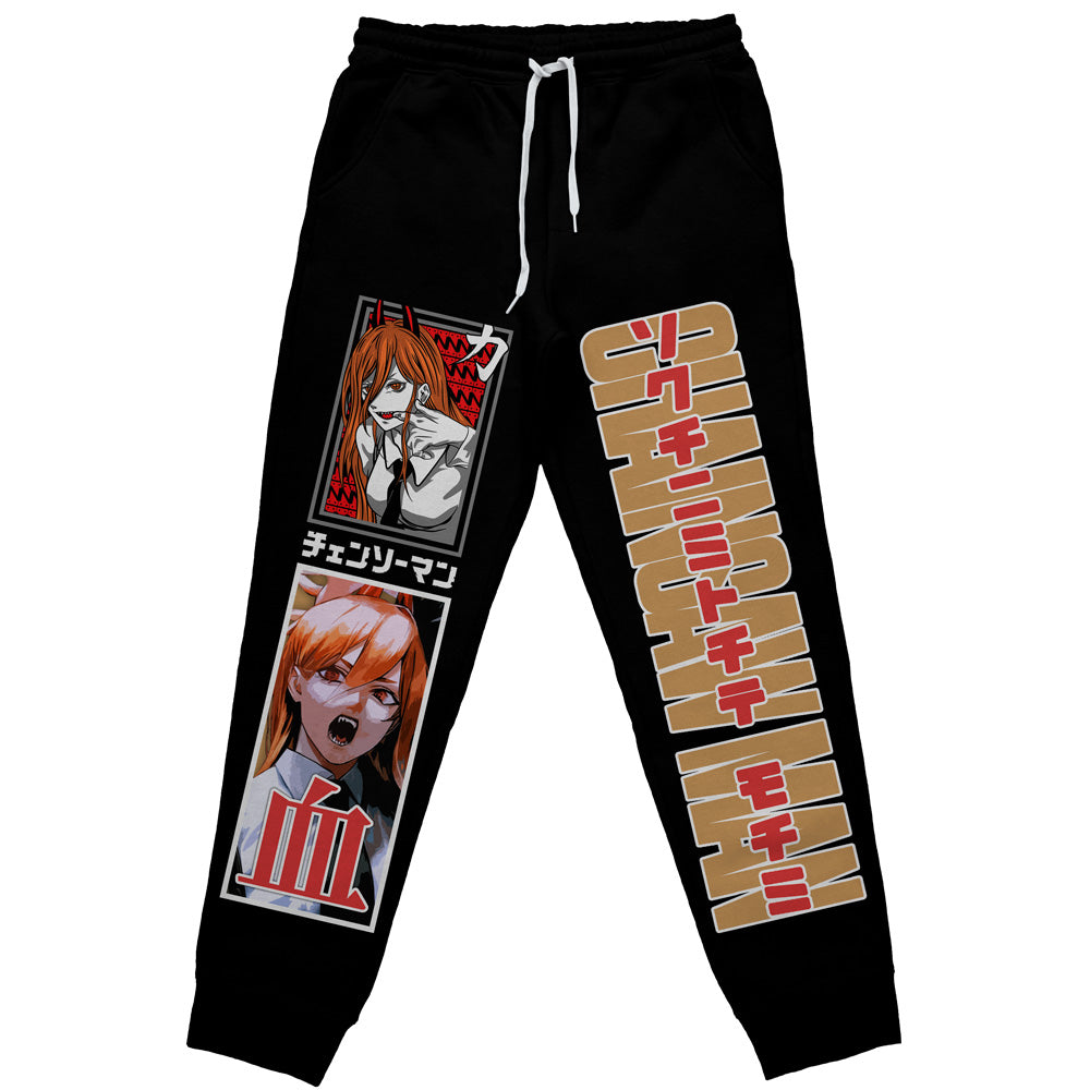 Morukai "Power" Chainsaw Man Streetwear Sweatpants
